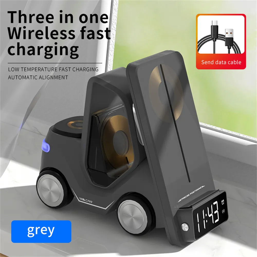 5 in 1 Wireless Charger Stand Wireless Charging Desktop Bracket Fast Charging Dock Station Type-C Input interface