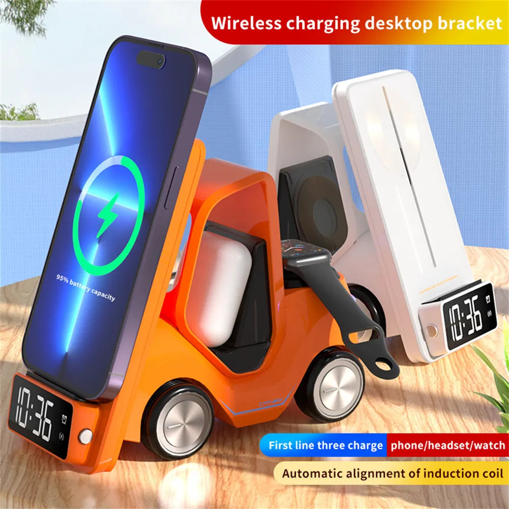 5 in 1 Wireless Charger Stand Wireless Charging Desktop Bracket Fast Charging Dock Station Type-C Input interface