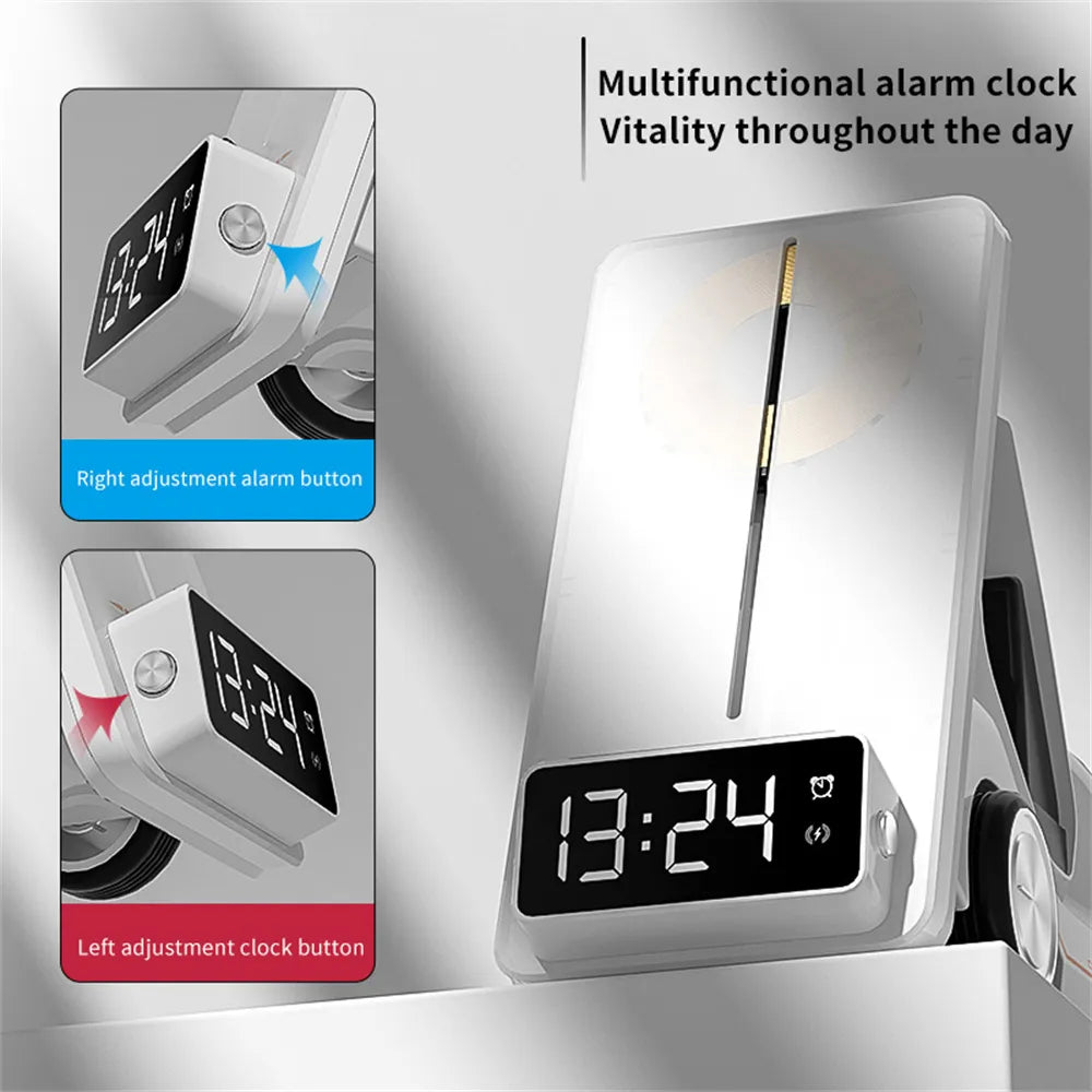 5 in 1 Wireless Charger Stand Wireless Charging Desktop Bracket Fast Charging Dock Station Type-C Input interface