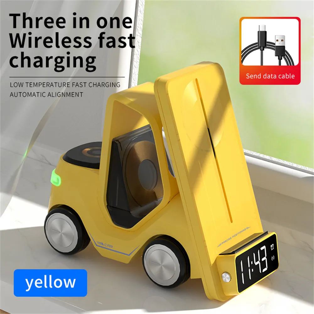 5 in 1 Wireless Charger Stand Wireless Charging Desktop Bracket Fast Charging Dock Station Type-C Input interface