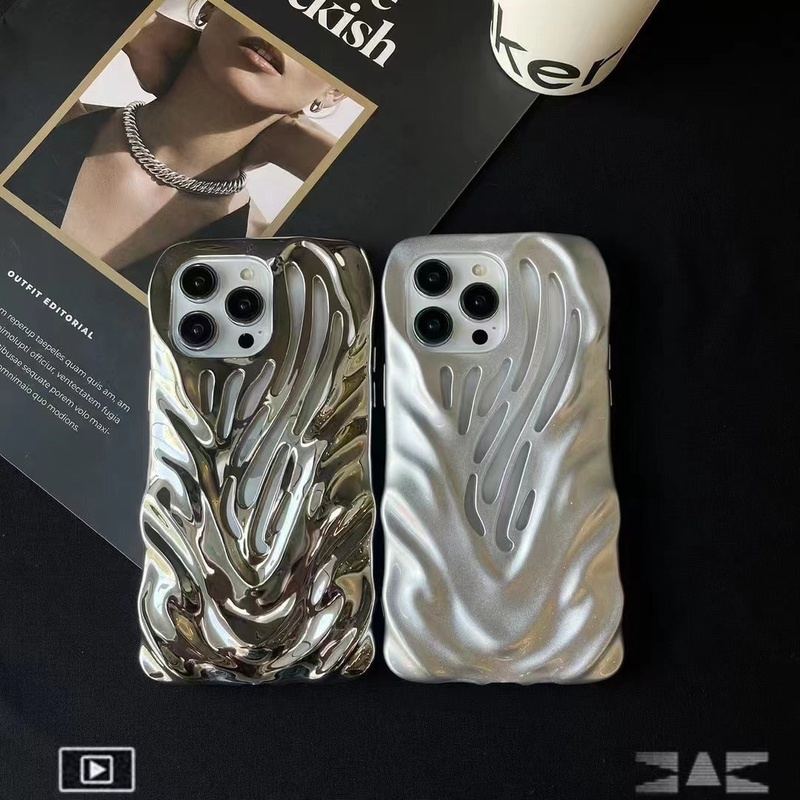 Skeleton Heat Dissipation Full Cover Silicone Soft iPhone Case
