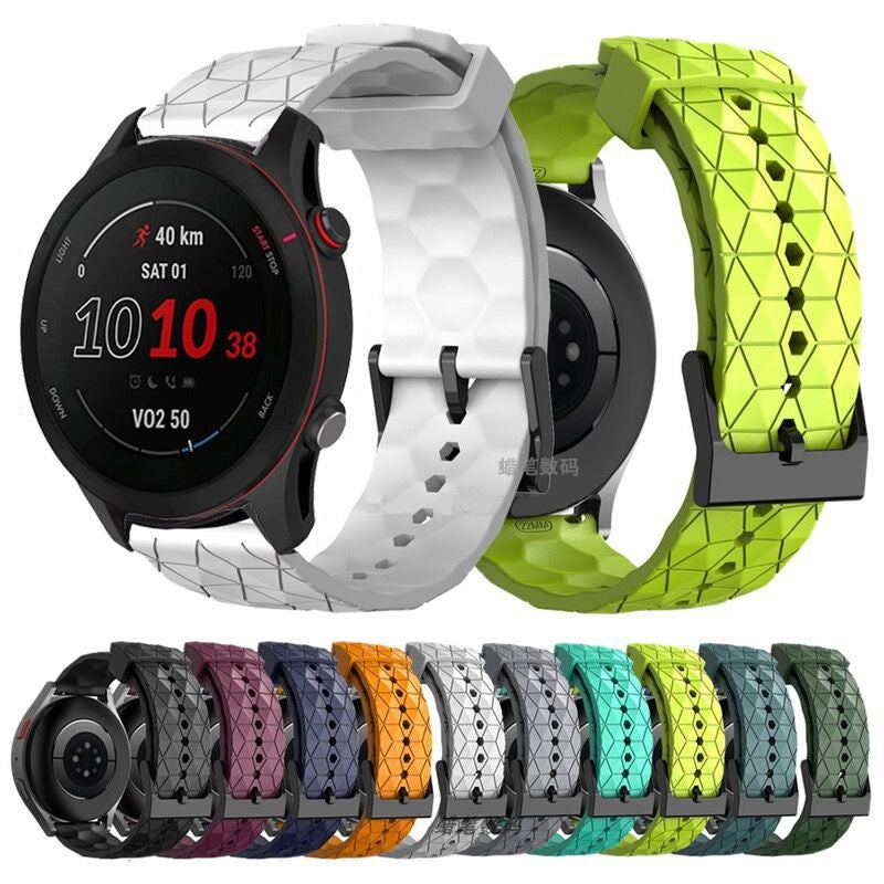 20mm & 22mm Bi-Color Silicone Watch Bands for Garmin for Samsung/Garmin/Fossil/Others