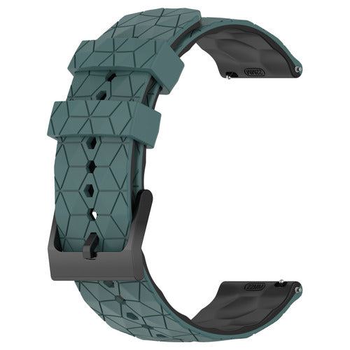 20mm & 22mm Bi-Color Silicone Watch Bands for Garmin for Samsung/Garmin/Fossil/Others