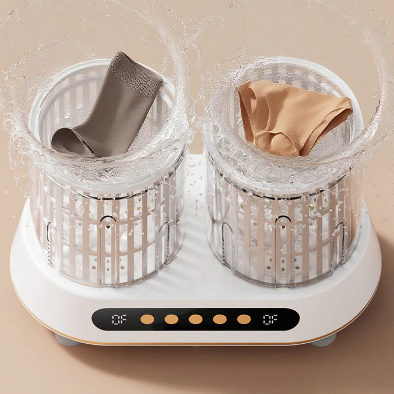 Dual-Tub Mini Washer & Dryer - Innovation Gadget™️