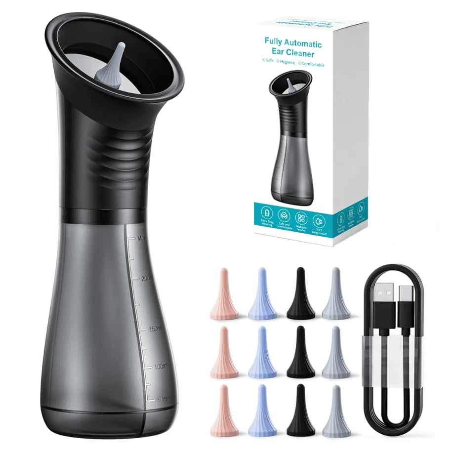 Rechargeable electric ear cleaning set