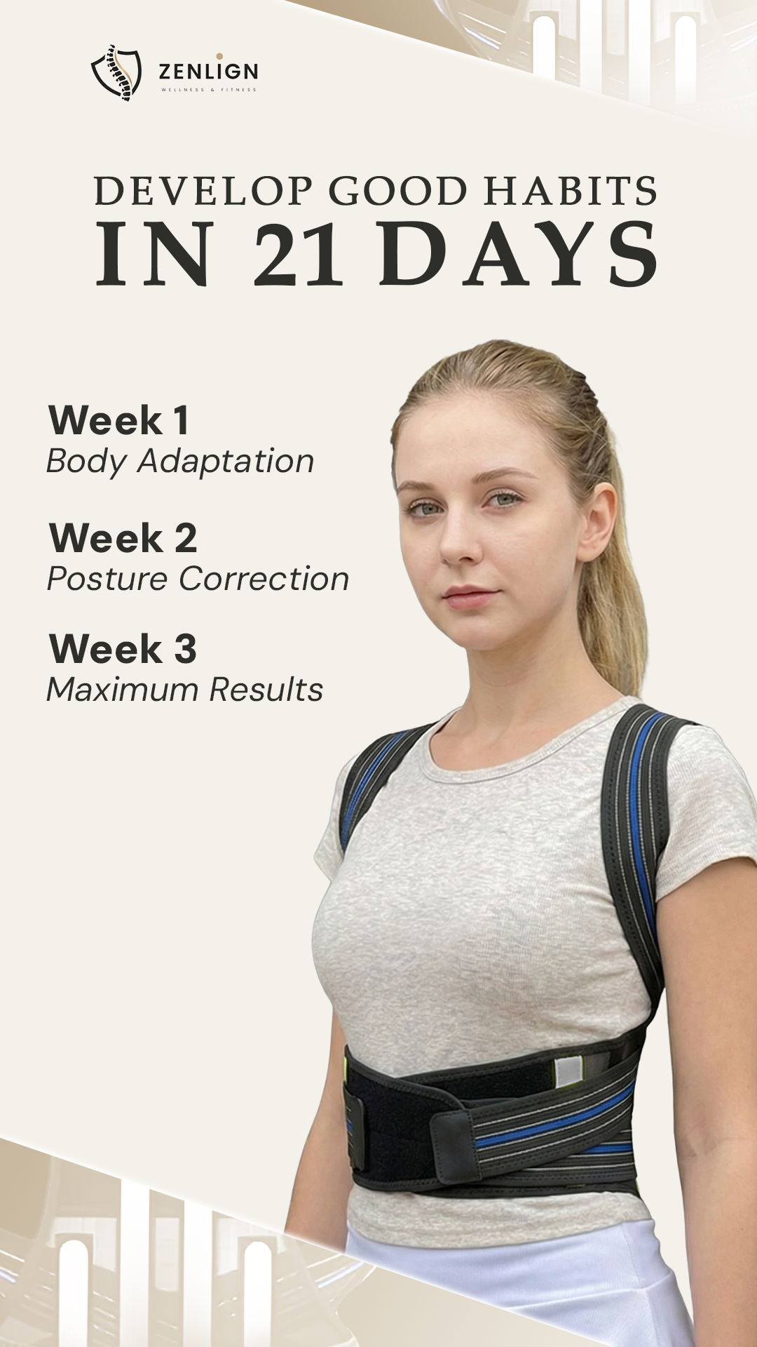 Premium Posture Corrector Brace - Innovation Gadget™️