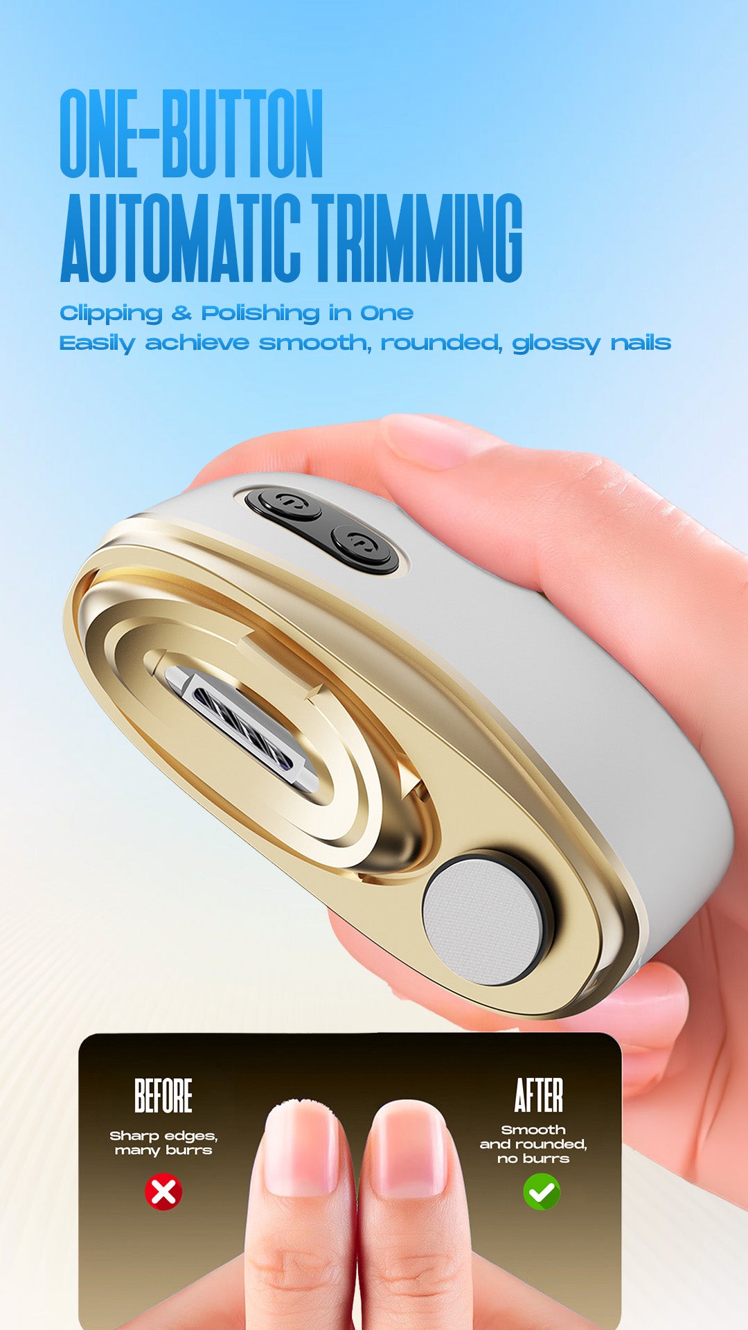 Electric Nail Clipper & Polisher - Innovation Gadget™️