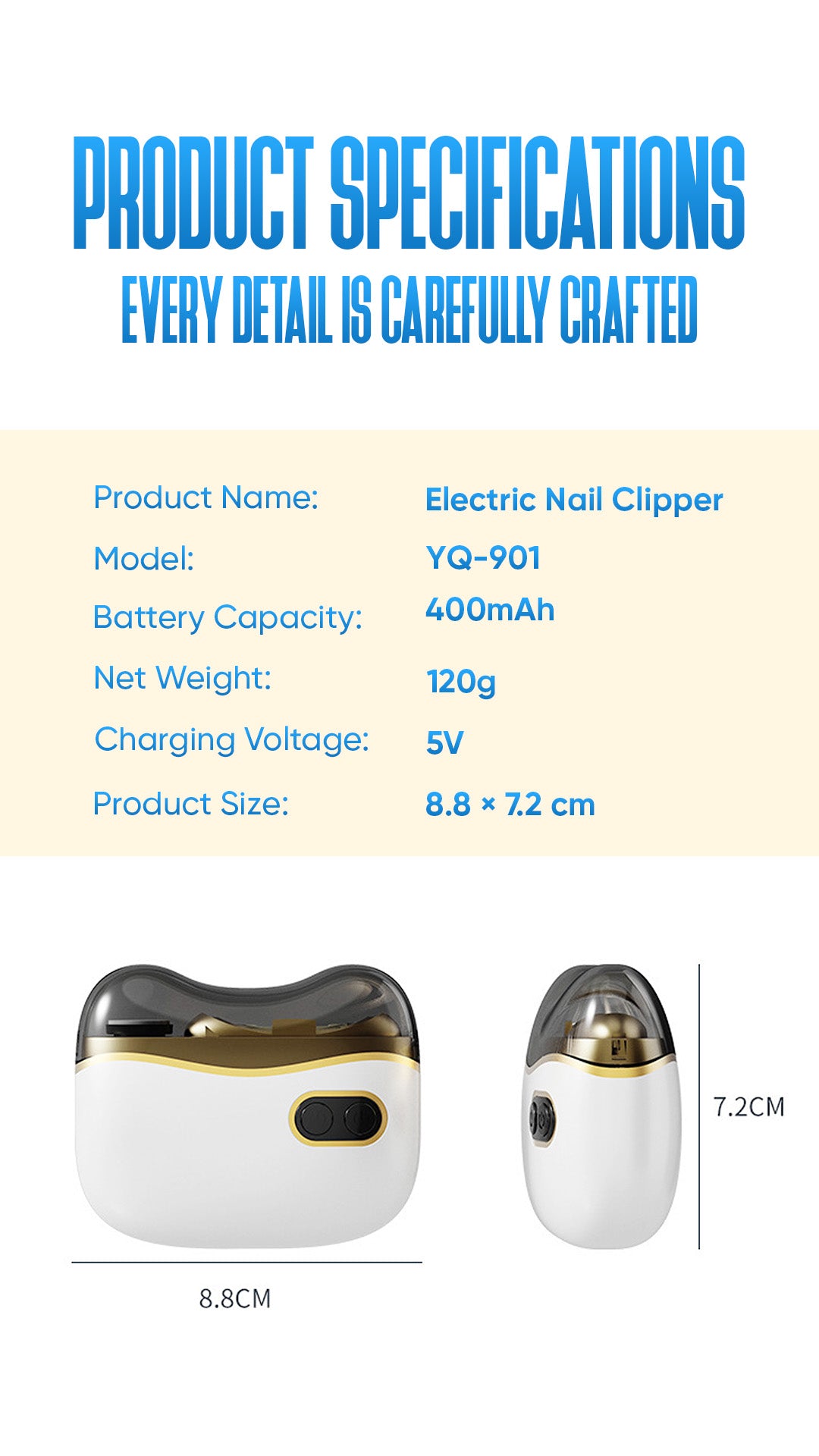 Electric Nail Clipper & Polisher - Innovation Gadget™️