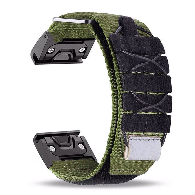 20mm & 26mm Outdoor Breathable Nylon Canvas Strap For Samsung/Garmin/Fossil/Others