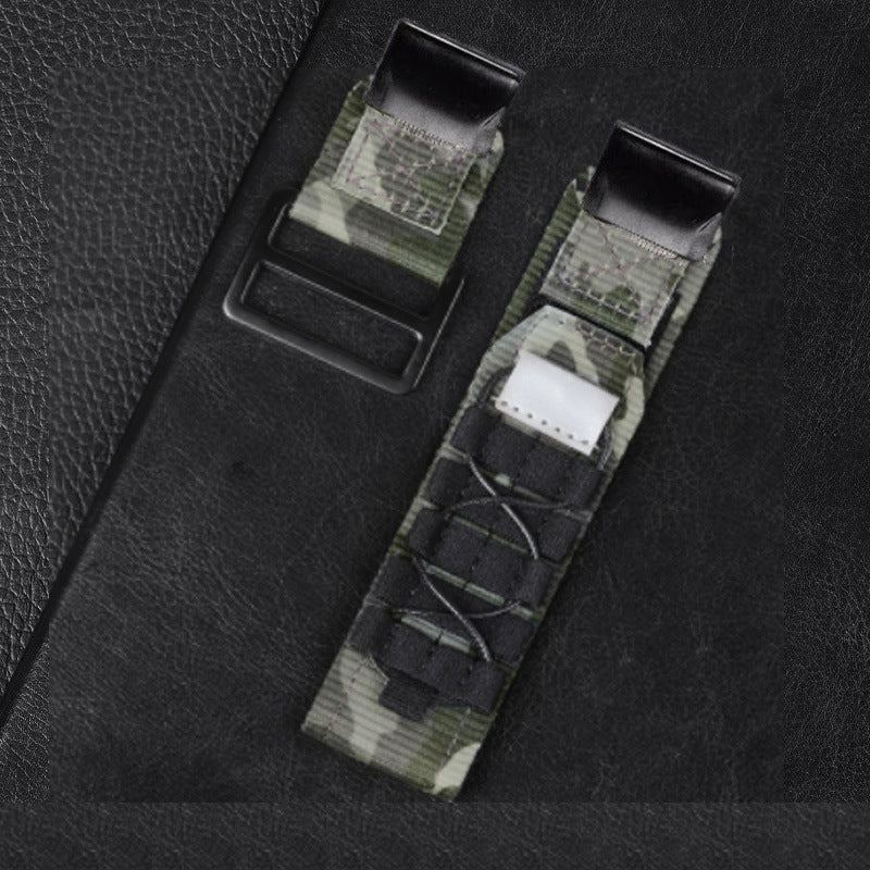 20mm & 26mm Outdoor Breathable Nylon Canvas Strap For Samsung/Garmin/Fossil/Others