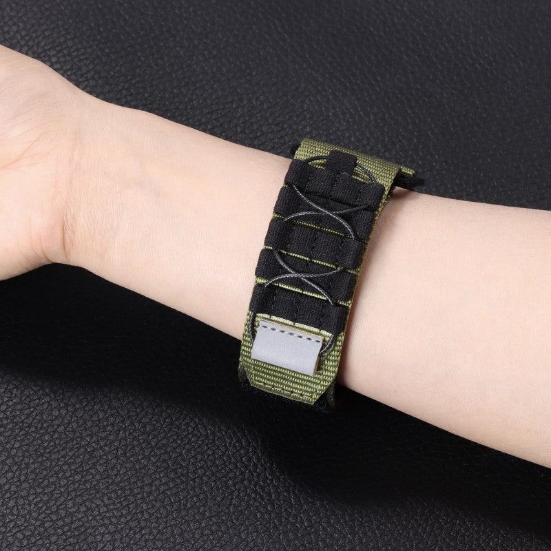 20mm & 26mm Outdoor Breathable Nylon Canvas Strap For Samsung/Garmin/Fossil/Others