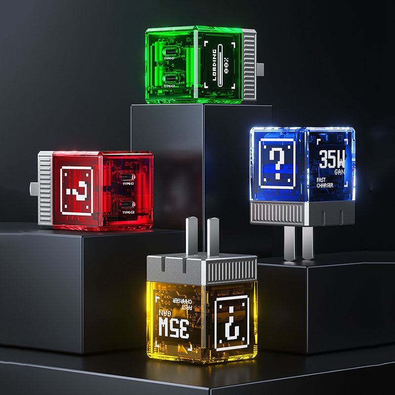 "See Through Me" GaN 35W Dual C Ports Fast Charger